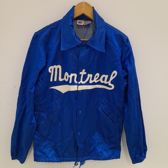 Ebbets Field Flannels Montreal Royals Satin Vintage Jacket made in USA - Picture 2 of 14